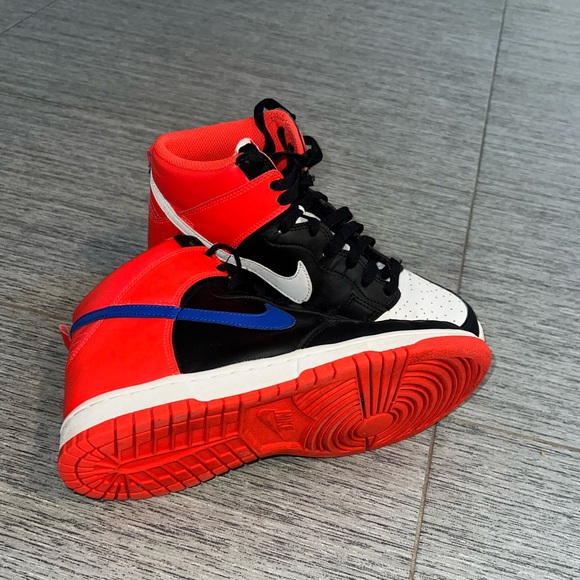 Nike Dunk High Black Game Royal - Picture 2 of 6